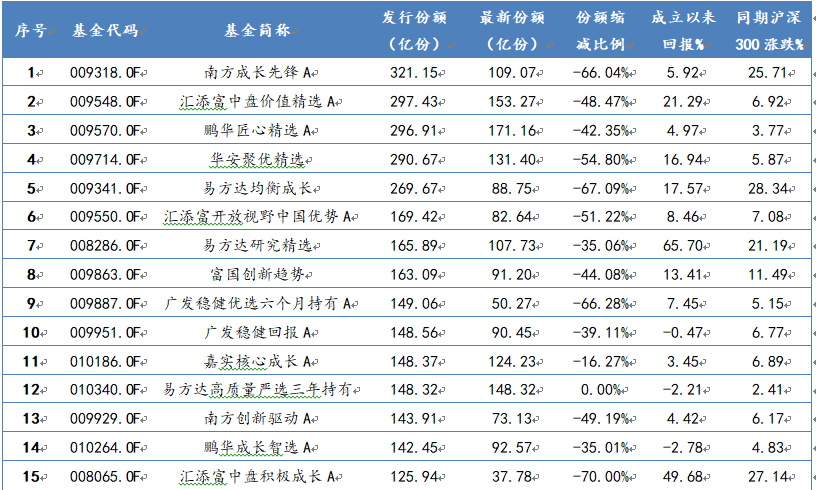 2020年成立的爆款基金表现